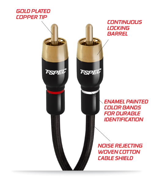 T-Spec RCA Audio Cables
